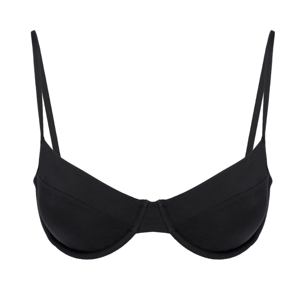 Monday Swimwear Black Maui Bikini Top